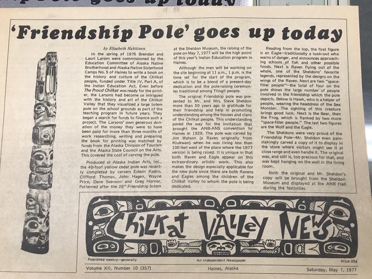 The Friendship Pole