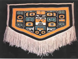 Bear Chilkat Blanket woven by Jennie Thlunaut